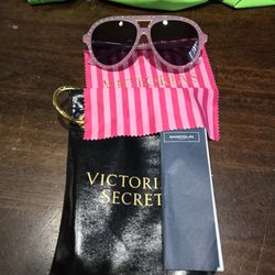 Victoria Secret Pink Rhinestone Sunglasses 