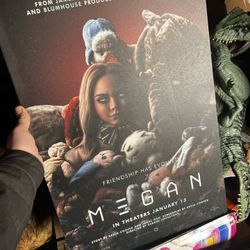 M3gan Horror Movie Sign/ Poster. $20