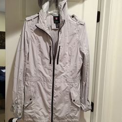 Victorinox Gray Lightweight Polyester Jacket