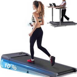 Portable Desk Walking Pad Treadmill Incline Exercise Machine 