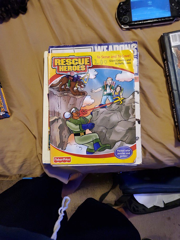 Rescue Heros Coloring Book