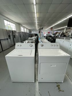 Used Whirlpool Set Washer and Dryer Gas  / 3 Months Warranty
