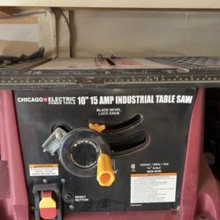 Chicago Electric 10” Table Saw