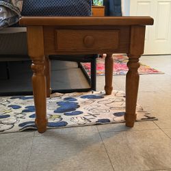 Wood Nightstand