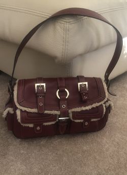 Burgundy Purse for Winter