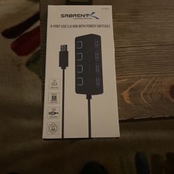 4 Port 3.0 Hub With Power Switches