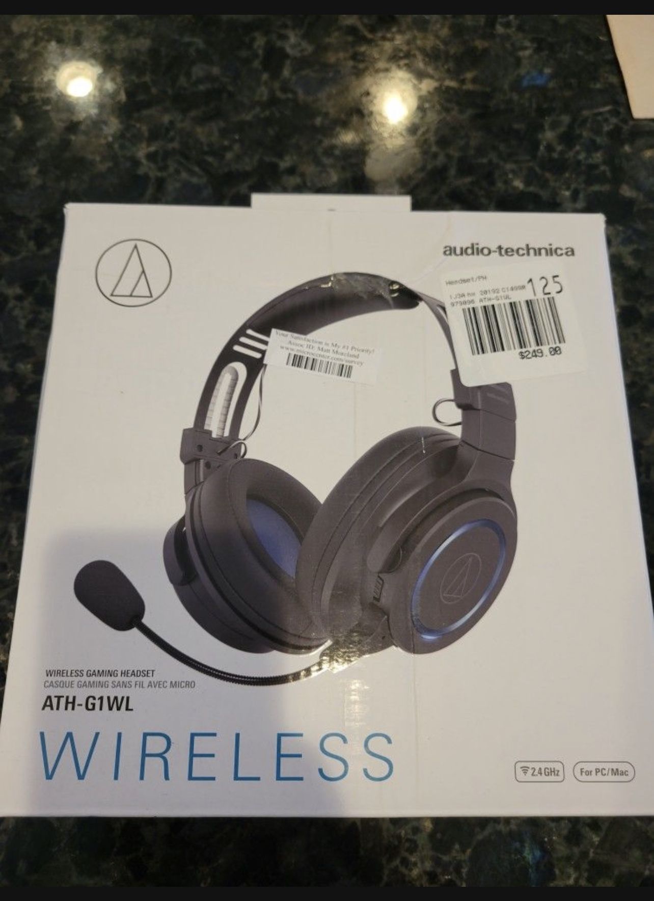 Audio Technica Wireless Gaming Headset 
