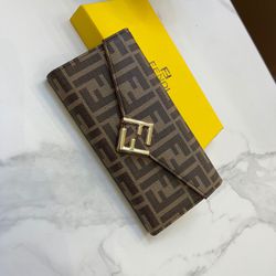 Fendi Lady’s Wallet With Box New 