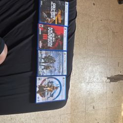 4 ps5 games brand new