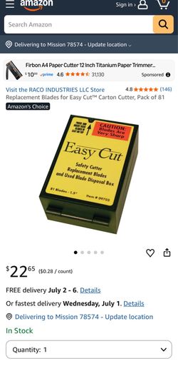 Easy Cut Blades