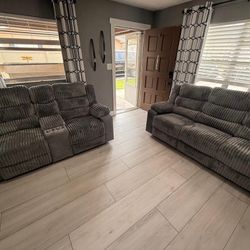 Reclining Sofa And Loveseat. Ask For Price 