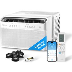 Midea 8,000 BTU U Shaped Smart Inverter Window Air Conditione
