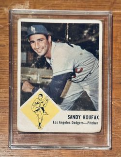 Sandy Koufax Los Angeles Dodgers Fleer #42 Card