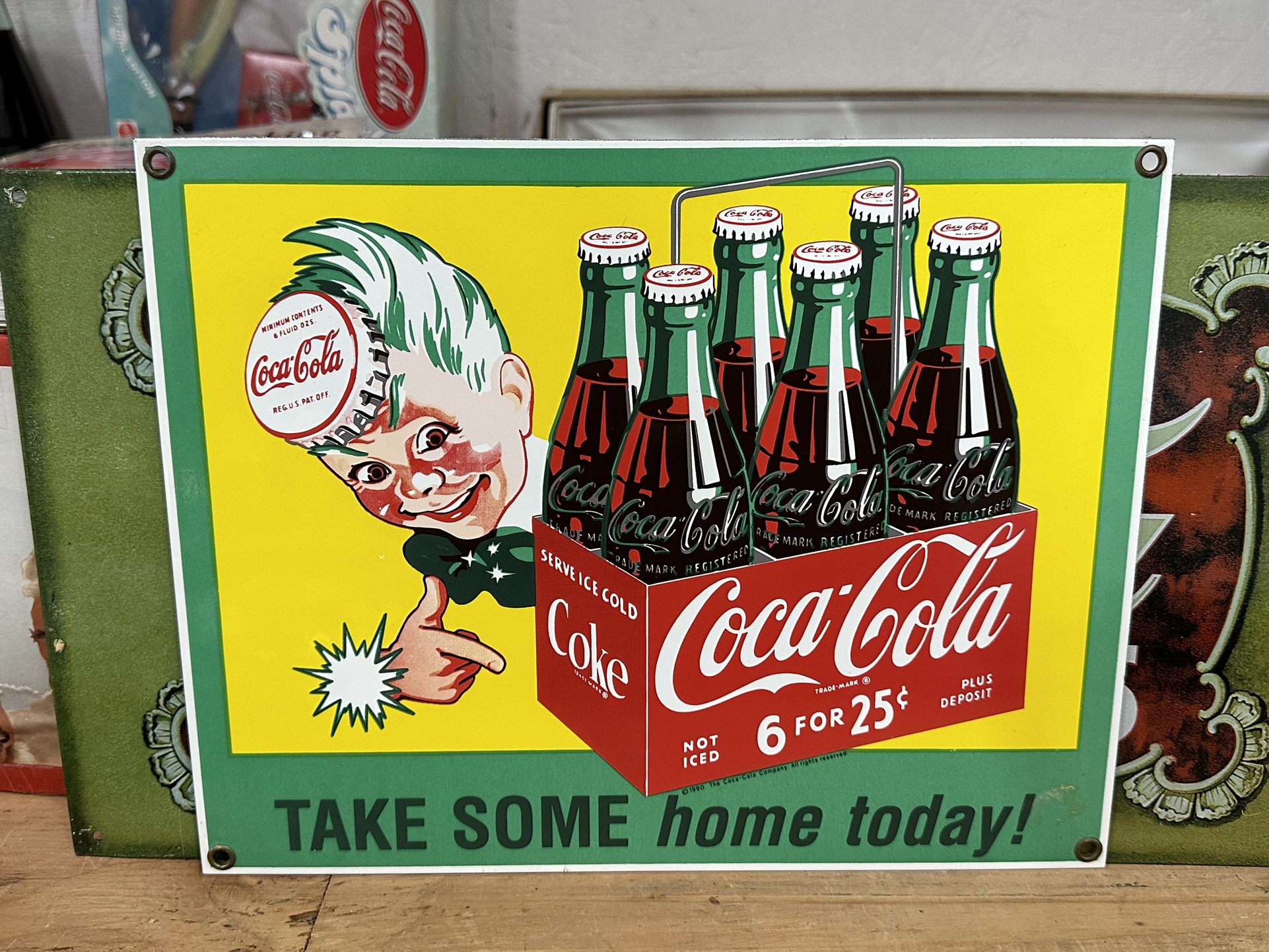 Coca Cola Vintage/Retro Metal Tin Signs 