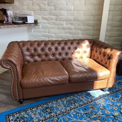 Chesterfield Loveseat Like New Condition