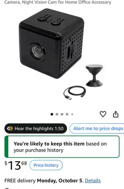 Mini Wireless WiFi 1080p Security Camera