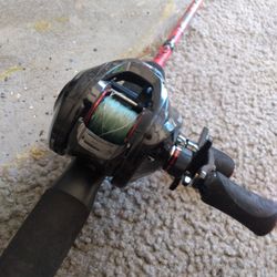 Kastking Bait caster with Abu Garcia Rod