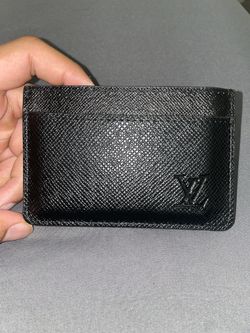 Louis Vuitton Black Taiga Card Holder