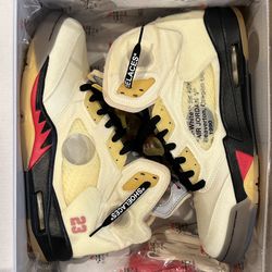 Off-White Jordan 5 SP “Sail” size 12 