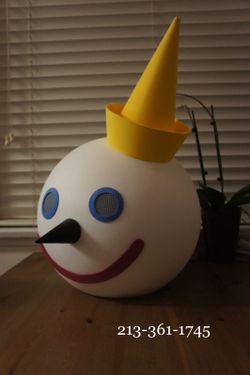 Jack in the box costume head for Halloween