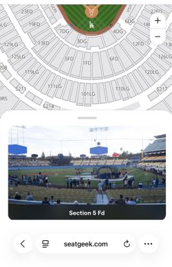 2 Dodger tix Sunday June 7th