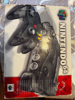 N64 smoke black with box