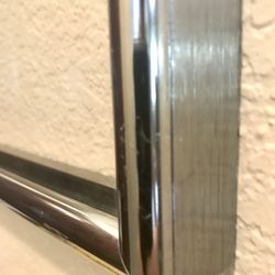 Silver Aluminum Picture Frame 24”x28” with Glass Tap See More for All Info 