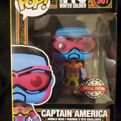 Funko Pop! The Falcon And The Winter Soldier #987 Captain America  (Special  Edition) 