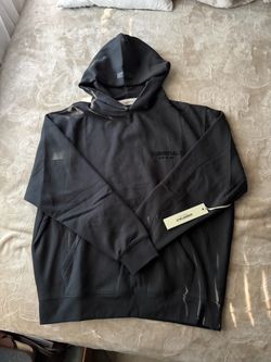 Fear of God Essentials Hoodie Black