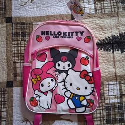 HELLO KITTY AND FRIENDS BACKPACK 16 INCHES TALL 