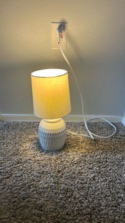 Small white lamp