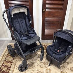 Nuna Mixx Stroller and infant carseat