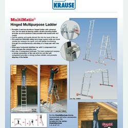 Krause Multimatic Hinged Multipurpose Ladder