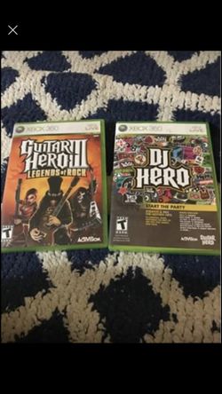 Games Xbox 360 guitar hero