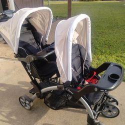 Baby Trend Sit N' Stand Double Stroller 