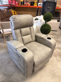 Leather Power Recliner