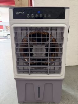 Waykar Swamp Cooler, 3500 CFM Evaporative Air Cooler with 6 Gals Water Tank, 950 Sq.Ft. Portable Air Conditioner with 4 Ice Pack, 120°/60°Oscillation,