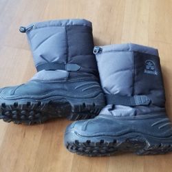 Kamik Youth Kids Size 5 Blk Gray $20