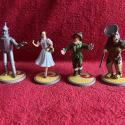 Wizard Of Oz 1998 Enesco Corp Dorothy, Scarecrow, Tin Man, Lion