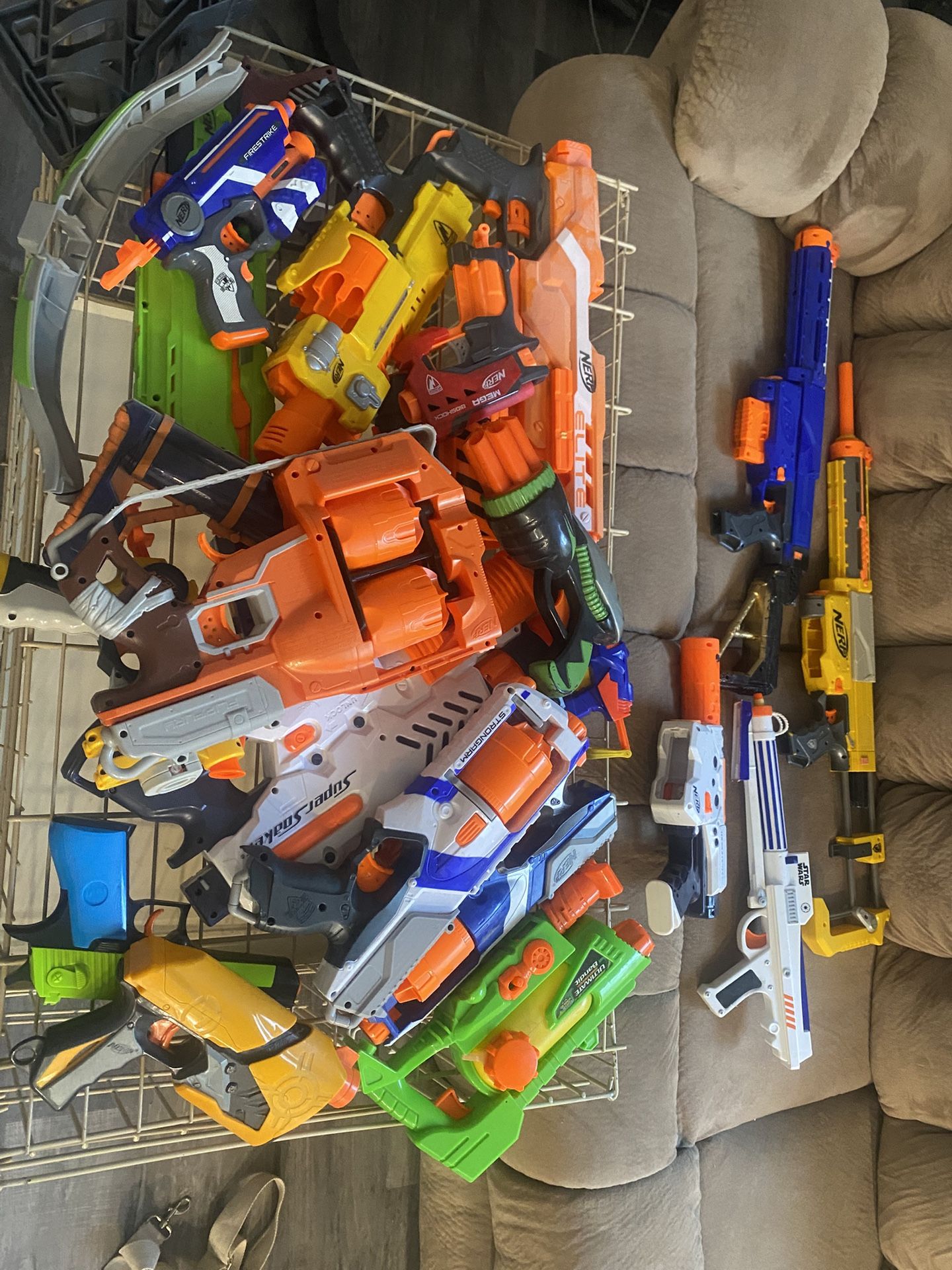 NERF gun collection