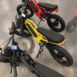 ✅⚡️BRAND NEW - 2000W (Peak)1500 Watt Electric Ebike, 🚀 39mph Top Speed Heavy Duty/Full Suspension  (Black, Red Or Yellow)-w/FREE LOCK