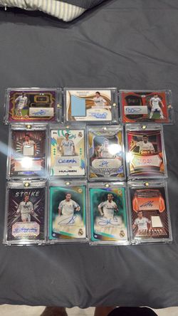 Real Madrid Autograph Trading Card Lot and more