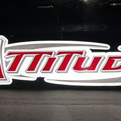 Eclipse RV “Attitude” Light Up Sign