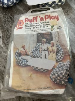 Barbie blow up furniture