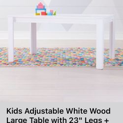 Crate & And Barrel Kids Table & 2  Chairs 