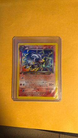 Démolosse obscur 7/105 1st edition French houndoom card