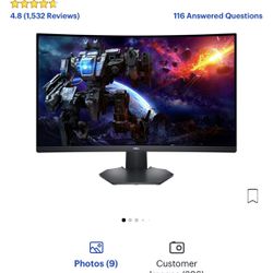 Dell - 32" LED Curved QHD Gaming Monitor