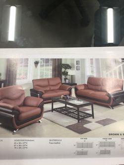 SOFA LOVESEAT CHAIR BRAND NEW