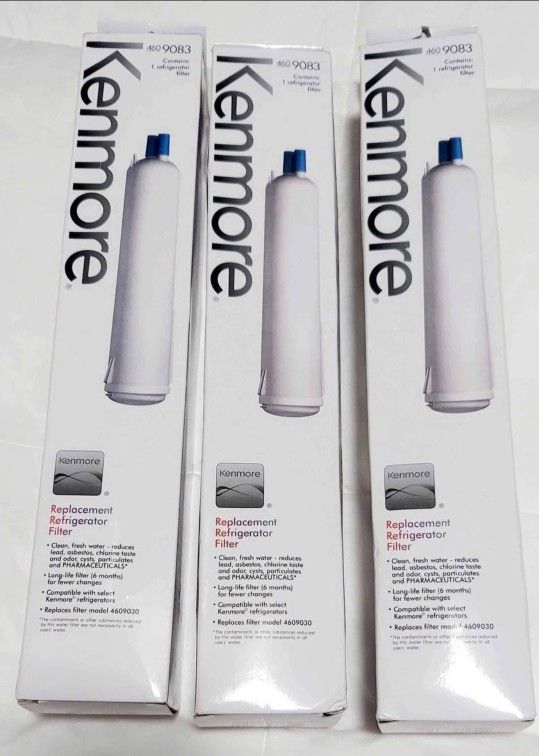 NEW! Refrigerator Water Filter 9083 Genuine Water Filter Replacement Cartridge for Kenmore (3 available-$10 Each)