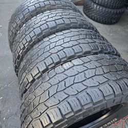 4 used tires Lt275 70r18 Cooper Dicoverer AT3 $180.00 ALL 4